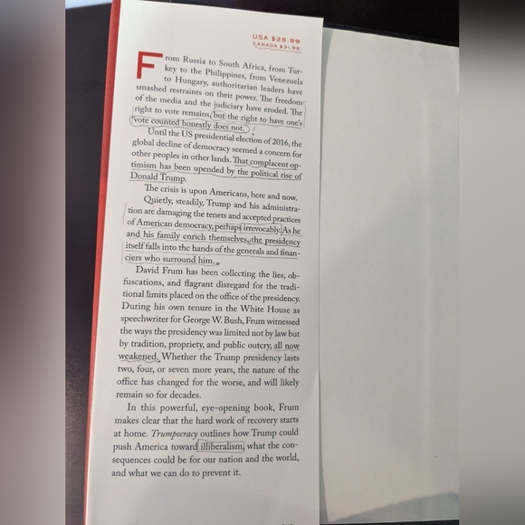 3/$20 Trumpocracy Book by David Frum - Picture 4 of 5